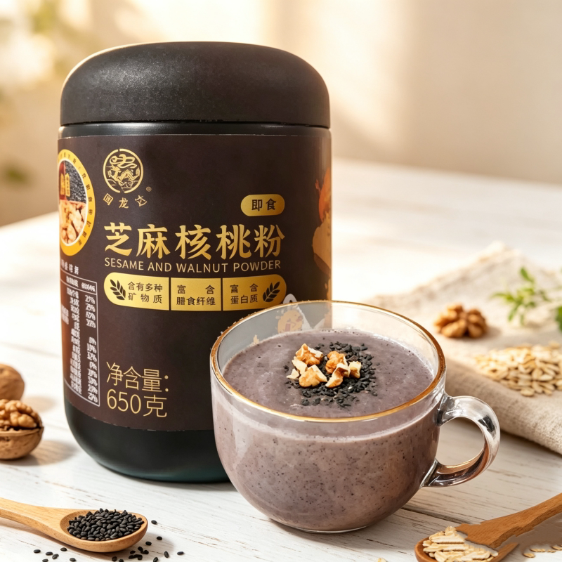 闽龙达芝麻核桃粉650g