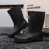下雨天防滑防水户外休闲钓鱼厚底劳保水鞋 2026新款 雨靴 男春季 雨鞋