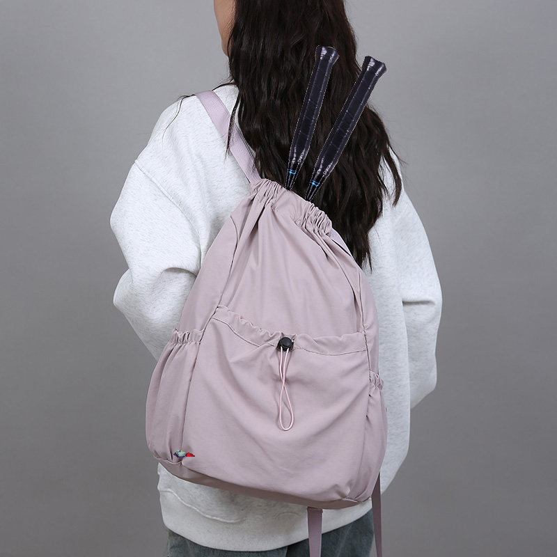 折叠束口袋抽绳双肩包男羽毛球包篮球包足球包袋潮牌登山包网球包,运动/瑜伽/健身/球迷用品,羽毛球包,淘宝优惠券,粉丝福利购,淘宝优惠卷