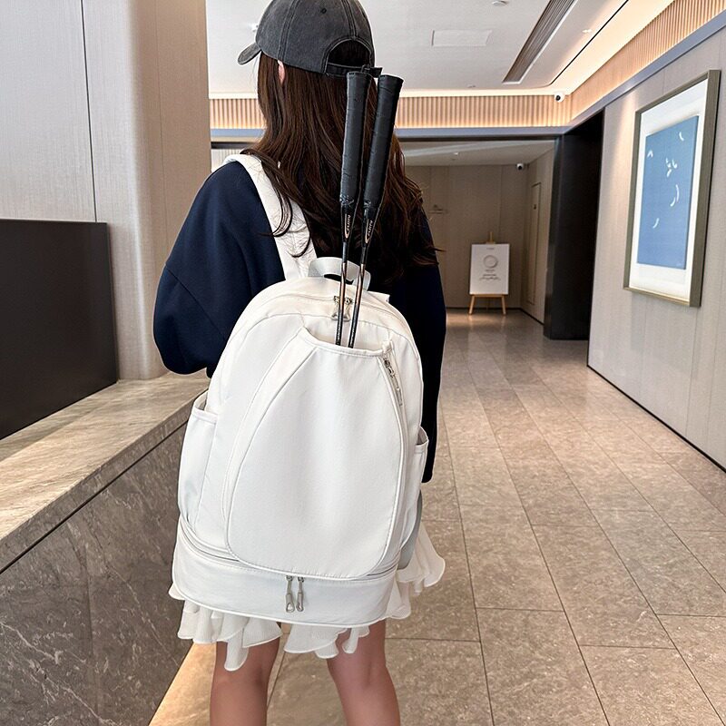 户外抽绳双肩包男女大容量轻便旅行包运动登山背包轻便羽毛球包