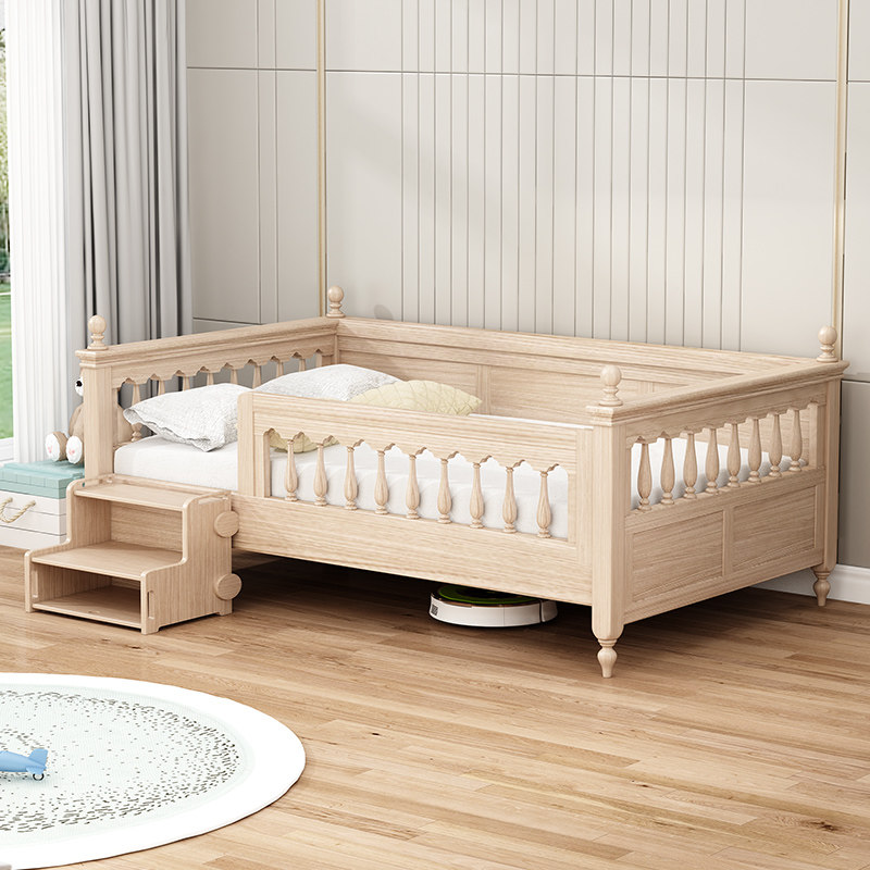 全实木天然植物油儿童床沙发床