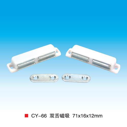 满百包邮CY66厂家直销家具配件磁吸柜门碰橱柜门双门磁吸强力柜吸