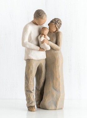 willowtree树脂摆件北欧风格客厅