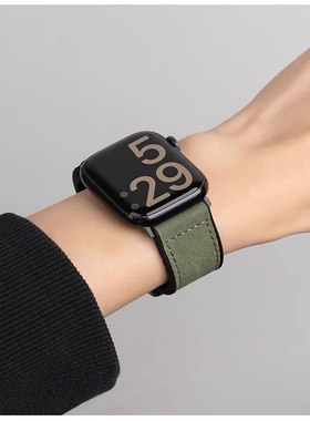 适用联想Lenovo Watch Fit智能手表带真皮磁吸L-SWAF101 /SWAW101