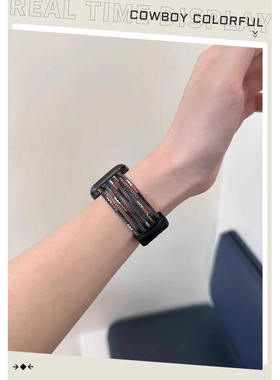 适用联想Lenovo Watch Fit智能手表带尼龙磁吸L-SWAF101 /SWAW101