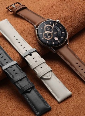 适用Jeep吉普 P07 P04 P05 F02黑骑士牧马人JP15203手表真皮表带