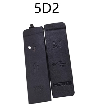 适用于佳能 5D2 5D3 5D4 USB皮子皮堵 USB盖 USB胶皮 端口皮