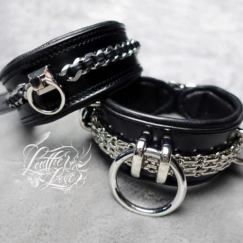 Leatherlover 皮革恋人 真皮sm项圈 束缚脖圈