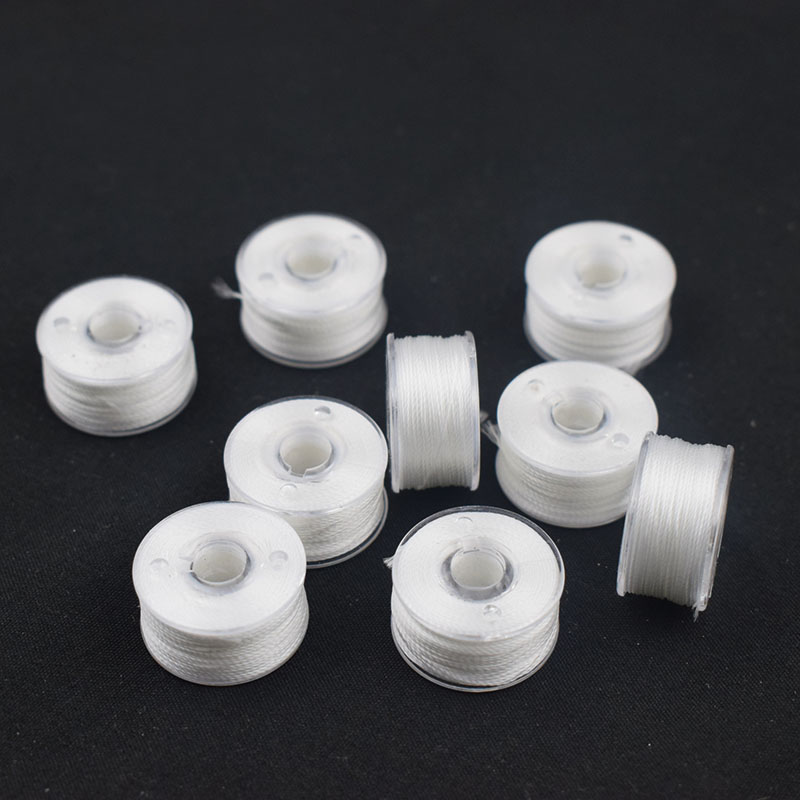 白色股线diy手工制作编织绳珠子