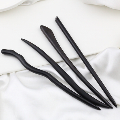 黑檀木发簪古风檀木簪子盘发木簪