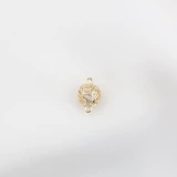 Медная подвеска, браслет, ожерелье, цепочка, аксессуары с кисточками, 18 карат, 10мм, DIY