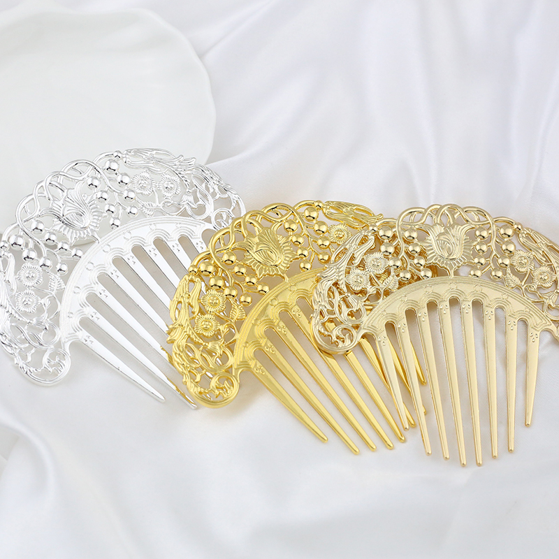 发冠发梳发饰镂空雕花汉服头饰