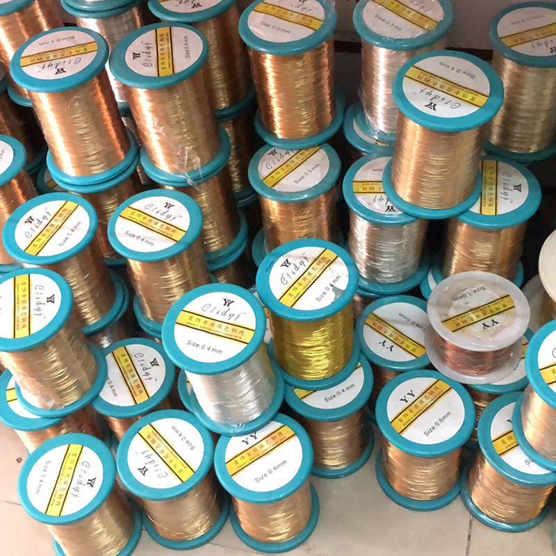 diy保色铜丝不氧化一公斤发饰