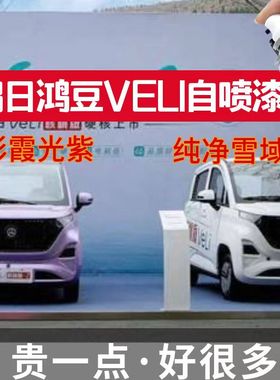 鸿日鸿豆VELI紫色车漆炫彩霞光紫自喷漆纯净雪域白色补漆笔防锈漆