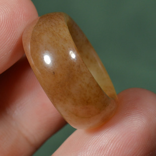 和田玉糖料戒指一口蜜糖每一枚都是孤品戒指