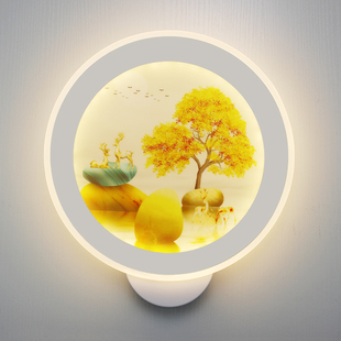 楼梯壁灯密封防尘过道灯卧室床头灯简约现代客厅酒店宾馆新墙壁灯