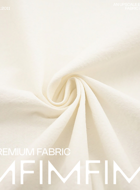 G&CC面料 CO棉质白色服装面料 幅宽152CM 277G/M 意大利进口