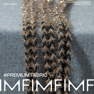 黑金炸丝小香风镶边条辅料