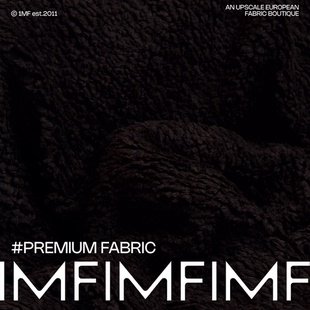 651G BAL面料 宽160CM 布料 M意大利直邮 环保皮草咖啡色大衣服装