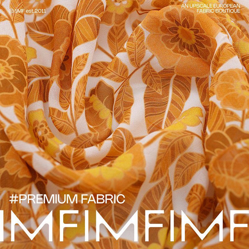 Z家 新款新花 VI 面料白底黄花服装布料 幅宽135CM,居家布艺,海绵垫/布料/面料/手工diy,淘宝优惠券,粉丝福利购,淘宝优惠卷