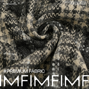 Jules tournier WO混纺 格纹面料宽150CM TF-395