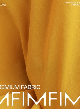 M家面料 .棉质面料黄色调布料 幅宽140CM 意大利直邮