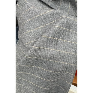 面料幅宽145cm 服装 精纺羊毛条纹 布料