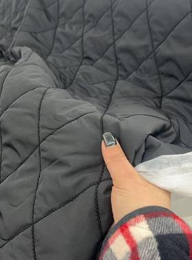 AGN面料 时装FAN水绗缝棉服布料 宽150CM 意大利进口 A44