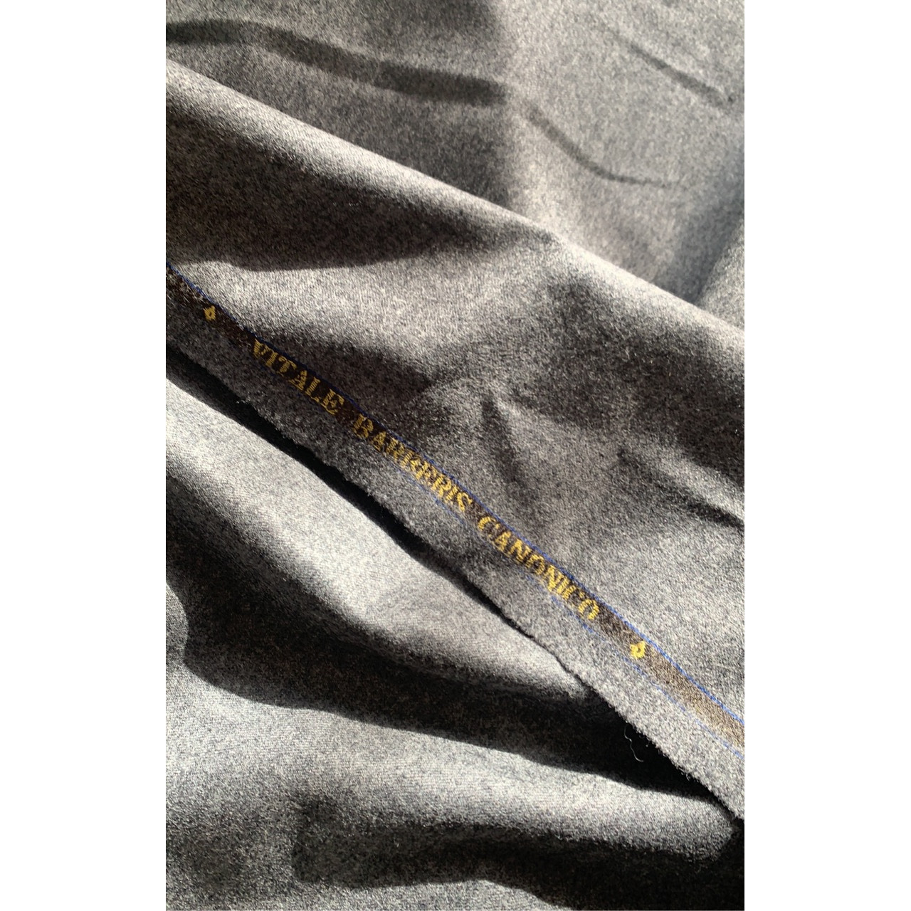 V&C 精纺羊绒加羊毛 灰色面料 宽155CM 意大利直邮进口