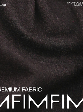 AGN 羊毛面料灰紫色外套大衣面料 幅宽152CM 645G/M 意大利进口