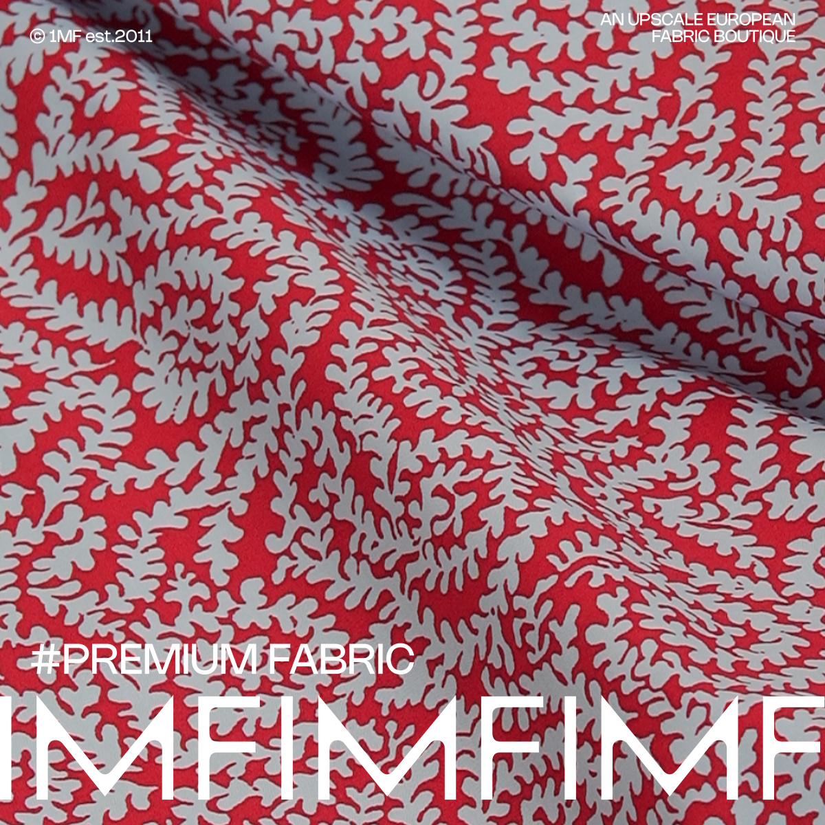 纯棉贡缎弹力面料树枝印花