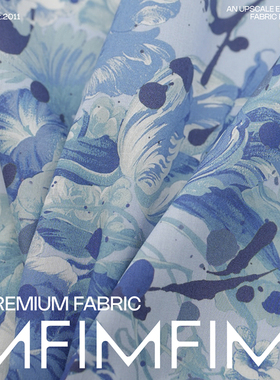 朋克碎花B 英国品牌LIBERTY tana Lawn 长绒棉布幅宽136CM 104G/M