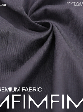 日本 CO棉质深灰色细条灯芯绒服装面料 幅宽108CM 275G/M