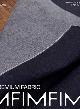 狂野西部 日本棉质赤耳牛仔布料服装面料 宽79CM