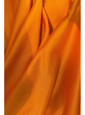 JIS PL+棉闪光橙色针织面料 宽140CM 意大利进口现货J20131