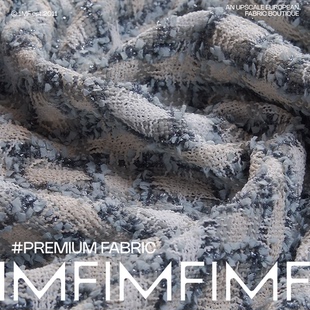 英国LINTON林顿粗花呢XX31240 有机精梳棉交织小香面料 宽144CM