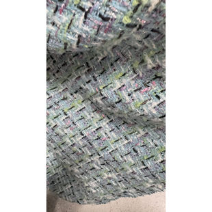夹克服装 外套 面料幅宽145CM 小香风粗花呢布料 时装