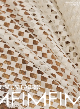 巴黎轻式生活 D*F仓库蕾丝面料白色镂空服装布料 幅宽98CM