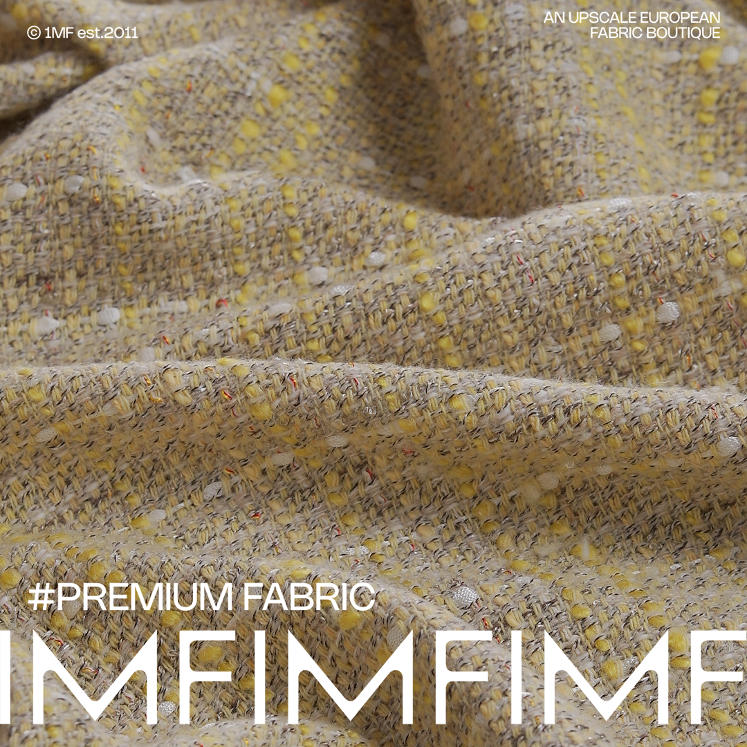 羊毛交织小香粗花呢意大利进口