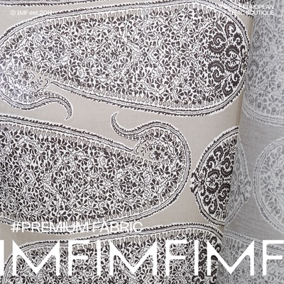 纯棉腰果花印花衬衫连衣裙面料