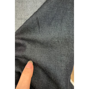 棉牛仔 682G 深黑色 面料幅宽155CM M意大利进口 布料服装 ARM.P