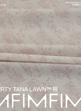 1MF三叶草美景A 英国品牌LIBERTY SHAMROCK Tana lawn棉布宽136CM