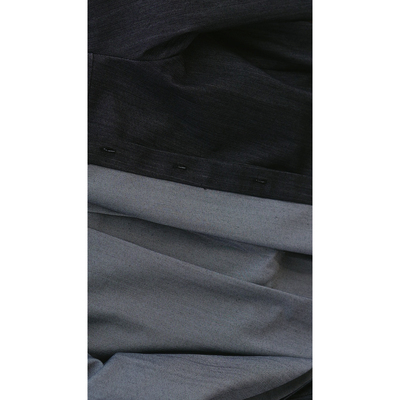 BRB 棉+VI面料黑灰色衬衫连衣裙半裙布料宽140CM 意大利进口