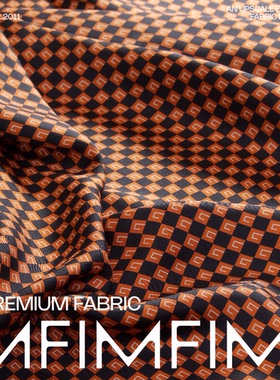 G&CC面料 真丝斜纹绸面料印花服装布料 幅宽135CM 意大利直邮