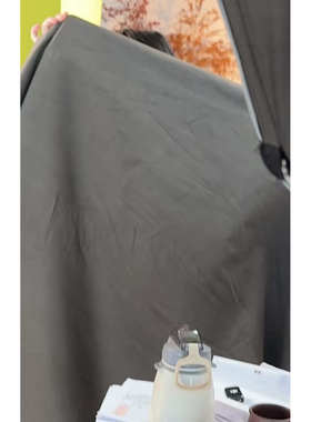 ARM.P高定线 CO纯棉面料墨绿色拉毛牛仔感布料 幅宽156CM 594GG/M