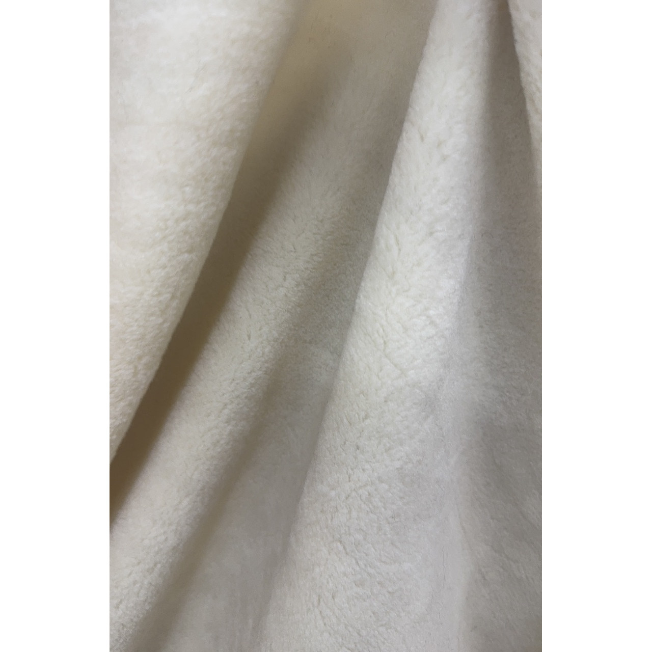 环保皮草面料米色短绒密毛外套布料 幅宽155CM 770G/M 意大利进口