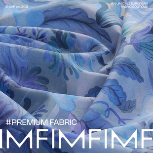 1MF UNA景观 英国品牌LIBERTY FABRICS长纤棉布 宽1.36米