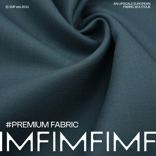 AGN羊毛双层精纺可剥灰蓝色夹克衫 M意大利进口 外套布宽145CM488G