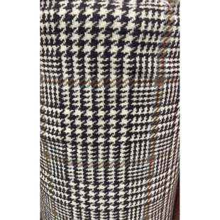 437G 幅140CM M意大利进口 WV初剪羊毛拉毛感千鸟格布料 G&CC面料