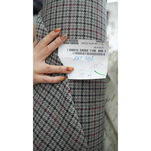 610G G&CC面料 幅宽150CM 布料 M意大利进口 WV初剪羊毛格纹服装